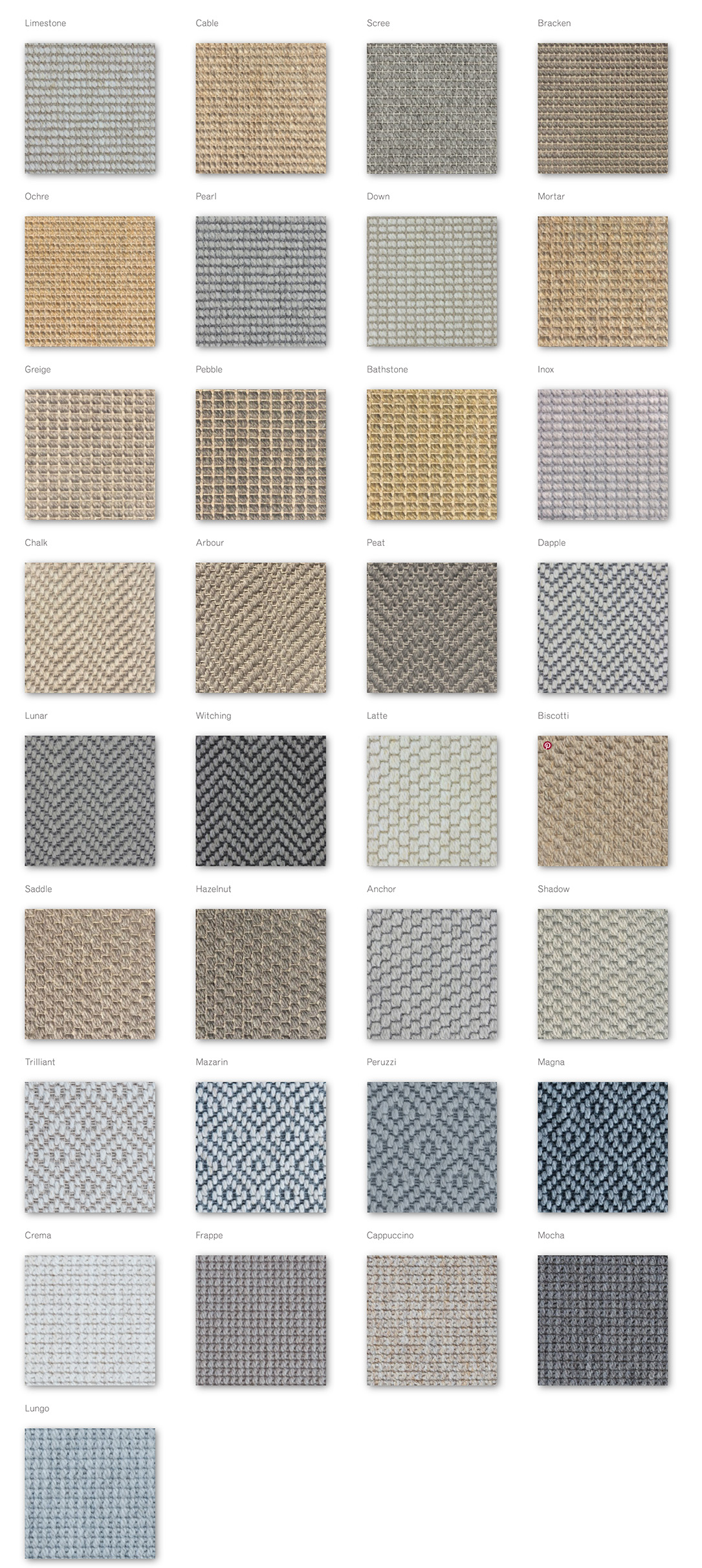 fibre flatweave classics – colours